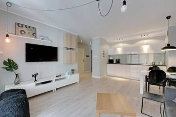 Фото номера Апартаменты Делюкс с 1 спальней и балконом (парковка) Апартаменты Apartamenty Apartinfo Aura г. Гданьск 17