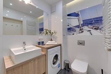 Фото номера Апартаменты Делюкс с 1 спальней и балконом (парковка) Апартаменты Apartamenty Apartinfo Aura г. Гданьск 13