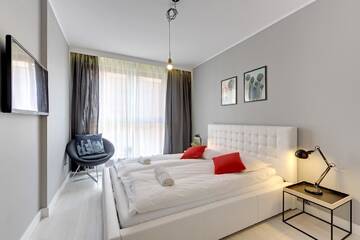 Фото номера Апартаменты Делюкс с 1 спальней и балконом (парковка) Апартаменты Apartamenty Apartinfo Aura г. Гданьск 5