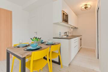 Фото номера Апартаменты с 1 спальней и террасой Апартаменты Apartamenty Gdańsk EU - Waterlane г. Гданьск 4