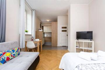 Фото номера Апартаменты-студио - 8/9 Ogarna Street Apt. 10 Апартаменты Twój Salon-Apartamenty Stare Miasto г. Гданьск 3