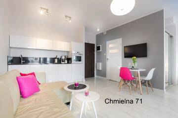 Фото номера Номер-студио Делюкс с парковкой - Chmielna Street, 71 Апартаменты Twój Salon-Apartamenty Stare Miasto г. Гданьск 5
