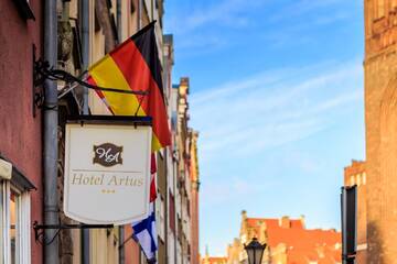 Фото номера Одноместный номер Отель Hotel Artus - Old Town г. Гданьск 6