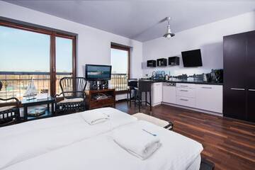 Фото номера Апартаменты-студио (для 2 взрослых) Апартаменты Apartamenty Apartinfo Szafarnia г. Гданьск 2