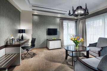 Фото номера Апартаменты с 1 спальней Отель Hotel Arkon Park Business &amp; Sport г. Гданьск 2