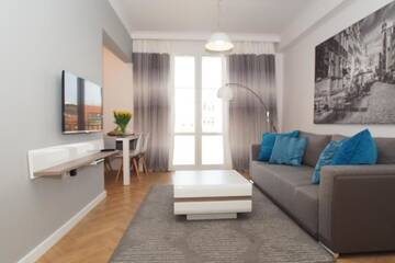 Фото номера Апартаменты с 1 спальней и балконом - Heweliusza Street, 14 Апартаменты Grand-Tourist Center Point Apartments г. Гданьск 8