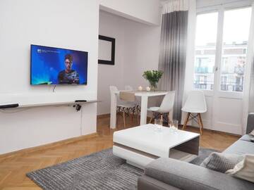 Фото номера Апартаменты с 1 спальней и балконом - Heweliusza Street, 14 Апартаменты Grand-Tourist Center Point Apartments г. Гданьск 9