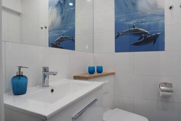 Фото номера Апартаменты с 1 спальней и балконом - Heweliusza Street, 14 Апартаменты Grand-Tourist Center Point Apartments г. Гданьск 4