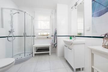 Фото номера Апартаменты с 2 спальнями с видом на сад (6 взрослых) Апартаменты Apartamenty Apartinfo - Blue Side Family г. Гданьск 10