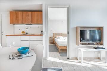 Фото номера Апартаменты с видом на реку Апартаменты CITYSTAY miniLOFT Gdansk г. Гданьск 28