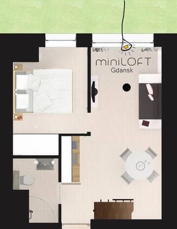 Фото номера Апартаменты с видом на реку Апартаменты CITYSTAY miniLOFT Gdansk г. Гданьск 48