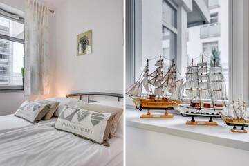 Фото номера Апартаменты с 1 спальней Апартаменты Aqua Grand Apartments г. Гданьск 9