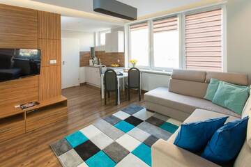 Фото номера Апартаменты с видом на сад - ул. Za Murami, 19 a Апартаменты Littleheaven Apartments г. Гданьск 4