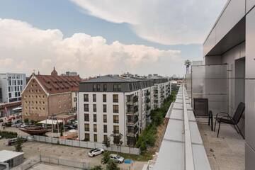 Фото номера Апартаменты с балконом - Św. Barbary, 12 Апартаменты Littleheaven Apartments г. Гданьск 5