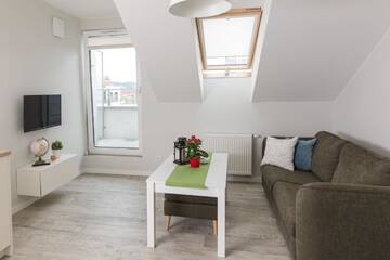 Фото номера Апартаменты с балконом - Św. Barbary, 12 Апартаменты Littleheaven Apartments г. Гданьск 10