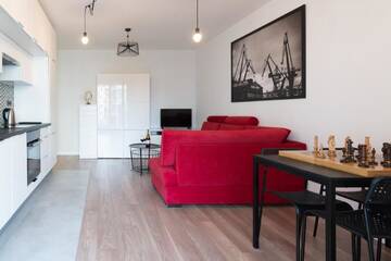 Фото номера Апартаменты с балконом - Św. Barbary, 12 Апартаменты Littleheaven Apartments г. Гданьск 12