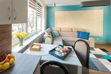 Фото номера Апартаменты с видом на сад - ул. Za Murami, 19 a Апартаменты Littleheaven Apartments г. Гданьск 2