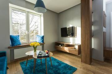 Фото номера Апартаменты с видом на сад - ул. Za Murami, 19 a Апартаменты Littleheaven Apartments г. Гданьск 5