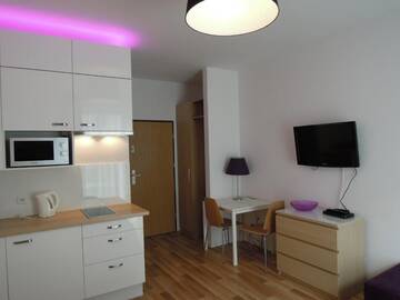 Фото номера Номер-студио (для 2 взрослых) Апартаменты Apartamenty Karawela - Nadmorski Dwór г. Гданьск 17