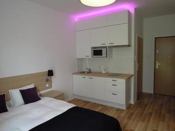 Фото номера Номер-студио (для 2 взрослых) Апартаменты Apartamenty Karawela - Nadmorski Dwór г. Гданьск 18