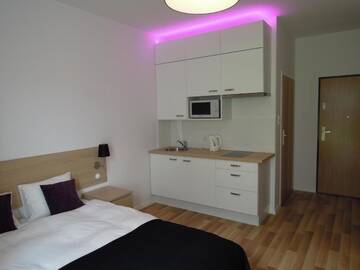 Фото номера Номер-студио (для 2 взрослых) Апартаменты Apartamenty Karawela - Nadmorski Dwór г. Гданьск 5