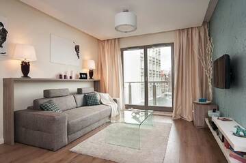 Фото номера Апартаменты Делюкс с 1 спальней и балконом (парковка) Апартаменты Apartamenty Apartinfo Waterlane г. Гданьск 2