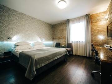 Фото номера Двухместный номер с 1 кроватью Отель Q Hotel Grand Cru Gdańsk г. Гданьск 10