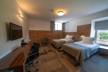 Фото номера Двухместный номер с 2 отдельными кроватями Отель Q Hotel Grand Cru Gdańsk г. Гданьск 4