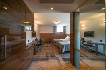 Фото номера Двухместный номер с 2 отдельными кроватями Отель Q Hotel Grand Cru Gdańsk г. Гданьск 5