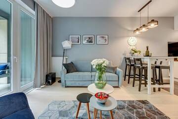Фото номера Люкс с 1 спальней и балконом Апартаменты Old Town by Welcome Apartment г. Гданьск 11