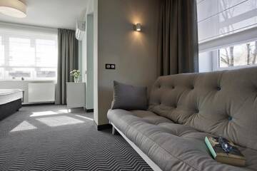 Фото номера Двухместный номер Делюкс с 1 кроватью Отель So Stay Hotel г. Гданьск 18