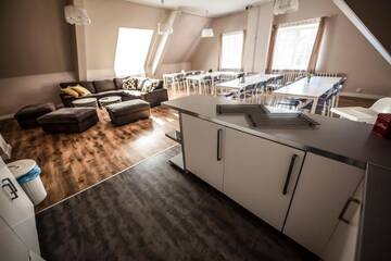 Фото номера Одноместный номер с общей ванной комнатой Хостелы Bi-Pi Hostel г. Гданьск 17