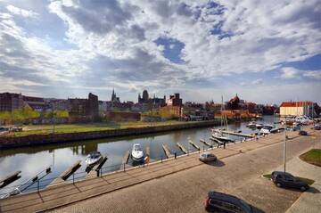 Фото номера Апартаменты с 1 спальней и видом на пристань Апартаменты CITYSTAY Ambra Waterlane Apartment г. Гданьск 11