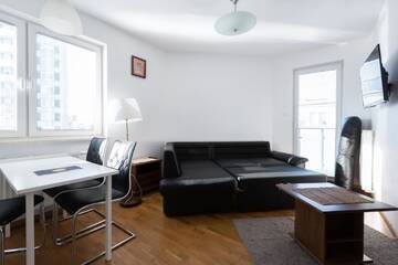 Фото номера Апартаменты с 2 спальнями Апартаменты Apartment Kamienica Lęborska г. Гданьск 13