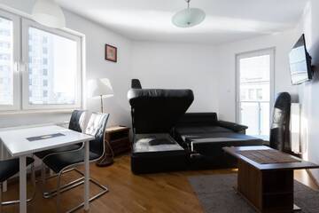 Фото номера Апартаменты с 2 спальнями Апартаменты Apartment Kamienica Lęborska г. Гданьск 14
