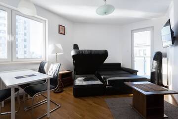 Фото номера Апартаменты с 2 спальнями Апартаменты Apartment Kamienica Lęborska г. Гданьск 35