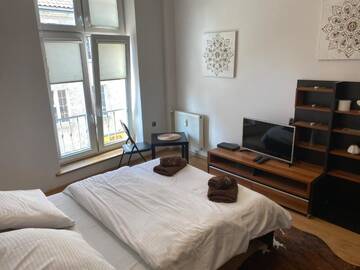 Фото номера Апартаменты с 3 спальнями Апартаменты Gdańskie Apartamenty - Apartament na Długiej i na Garbary г. Гданьск 48