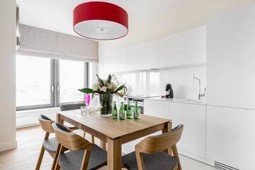 Фото номера Luxury Two-Bedroom Apartment with Balcony and River View 4/19 Апартаменты Old Town - River Point by Welcome Apartment г. Гданьск 9