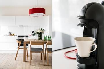 Фото номера Luxury Two-Bedroom Apartment with Balcony and River View 4/19 Апартаменты Old Town - River Point by Welcome Apartment г. Гданьск 14