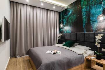 Фото номера Luxury One-Bedroom Apartment with Balcony and River View 2/34 Апартаменты Old Town - River Point by Welcome Apartment г. Гданьск 8