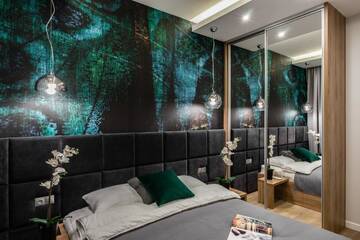 Фото номера Luxury One-Bedroom Apartment with Balcony and River View 2/34 Апартаменты Old Town - River Point by Welcome Apartment г. Гданьск 15