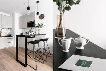 Фото номера Luxury One-Bedroom Apartment with Balcony and River View 2/34 Апартаменты Old Town - River Point by Welcome Apartment г. Гданьск 12