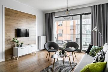 Фото номера One-Bedroom Apartment with Balcony and River View 6/16 Апартаменты Old Town - River Point by Welcome Apartment г. Гданьск 2