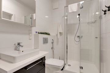 Фото номера Deluxe One-Bedroom Apartment with Balcony and River View 6/31 Апартаменты Old Town - River Point by Welcome Apartment г. Гданьск 11