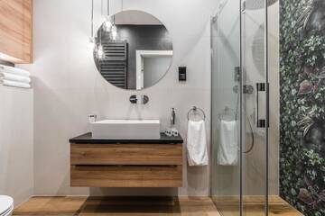 Фото номера Luxury One-Bedroom Apartment with Balcony and River View 2/34 Апартаменты Old Town - River Point by Welcome Apartment г. Гданьск 18