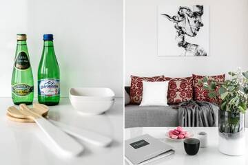 Фото номера Luxury Two-Bedroom Apartment with Balcony and River View 4/19 Апартаменты Old Town - River Point by Welcome Apartment г. Гданьск 6
