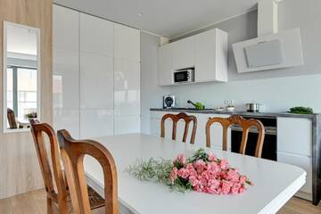 Фото номера Deluxe One-Bedroom Apartment with Balcony and River View 6/31 Апартаменты Old Town - River Point by Welcome Apartment г. Гданьск 13