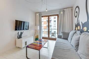 Фото номера Апартаменты Делюкс с видом на реку Апартаменты NORDBYHUS Apartamenty Chmielna Park г. Гданьск 7