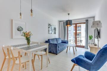 Фото номера Апартаменты Делюкс с видом на реку Апартаменты NORDBYHUS Apartamenty Chmielna Park г. Гданьск 6