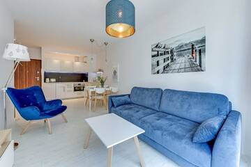 Фото номера Апартаменты Делюкс с видом на реку Апартаменты NORDBYHUS Apartamenty Chmielna Park г. Гданьск 7